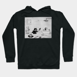 Vintage Horror Cartoon Hoodie